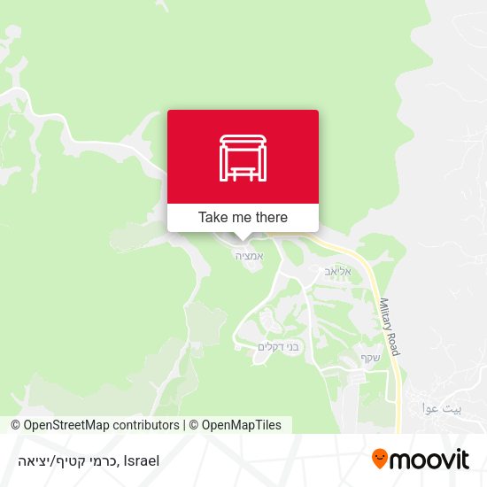כרמי קטיף/יציאה map