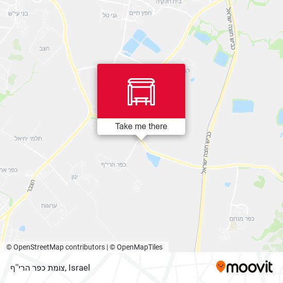 צומת כפר הרי''ף map