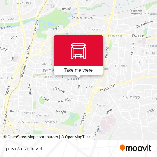 Карта נגבה/ הירדן