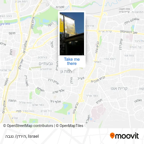 Карта הירדן/ נגבה