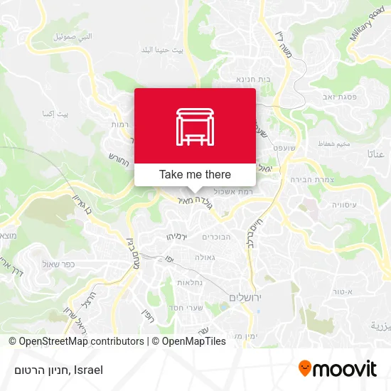 Карта חניון הרטום