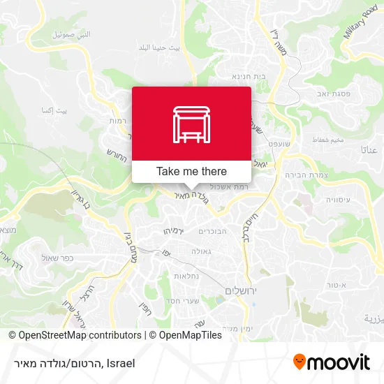 Карта הרטום/גולדה מאיר