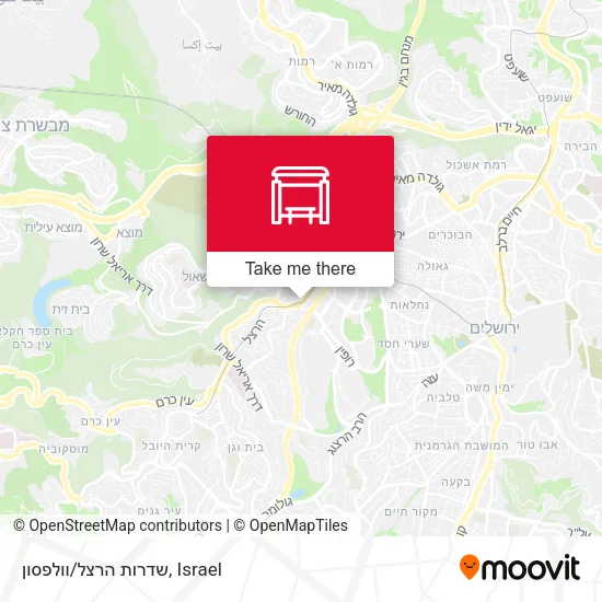 Карта שדרות הרצל/וולפסון