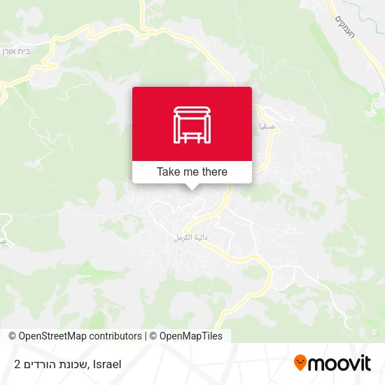 Карта שכונת הורדים 2