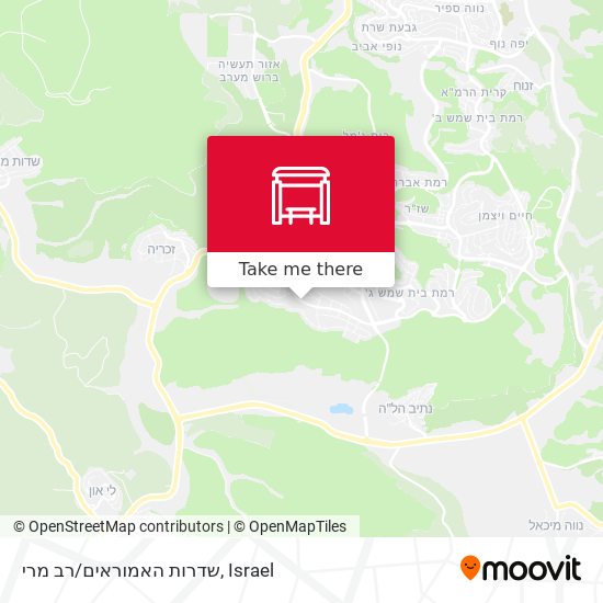 שדרות האמוראים/רב מרי map