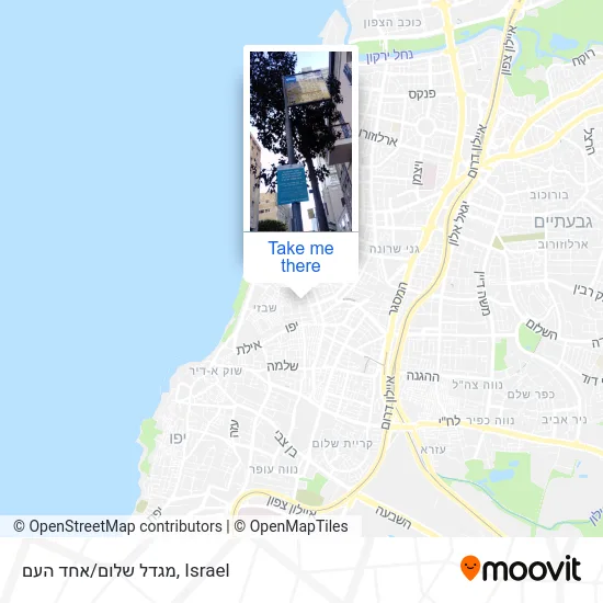 מגדל שלום/אחד העם map