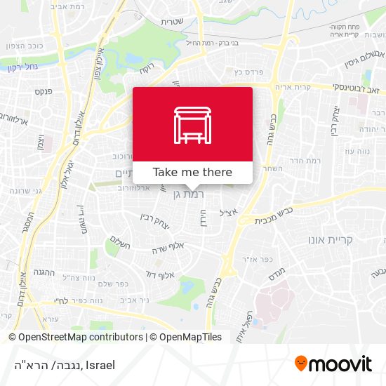 נגבה/ הרא''ה map