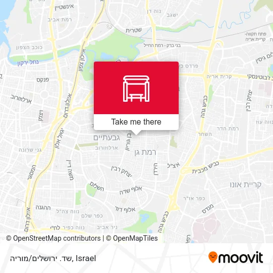 Карта שד. ירושלים/מוריה