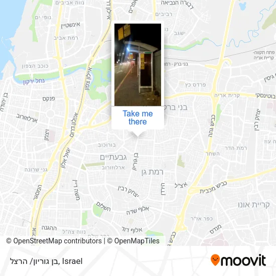 Карта בן גוריון/ הרצל