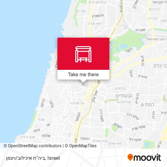 Карта ביה"ח איכילוב/ויצמן