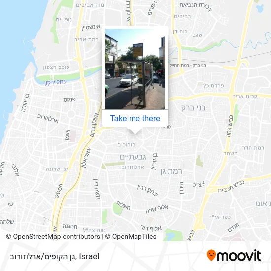 Карта גן הקופים/ארלוזורוב