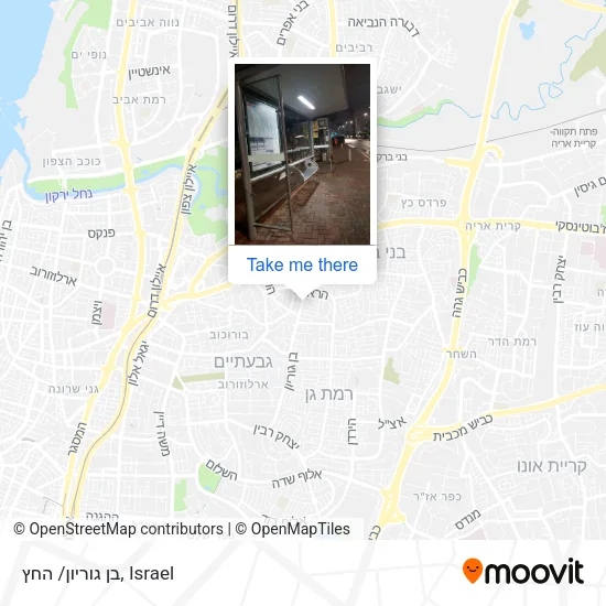 Карта בן גוריון/ החץ