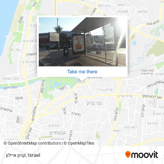 Карта קניון איילון