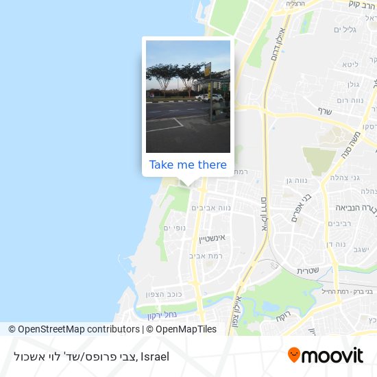 צבי פרופס/שד' לוי אשכול map