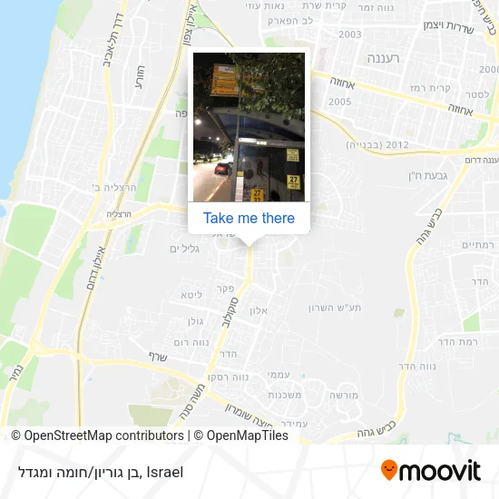 Карта בן גוריון/חומה ומגדל