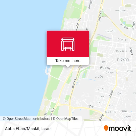 Abba Eban/Maskit map