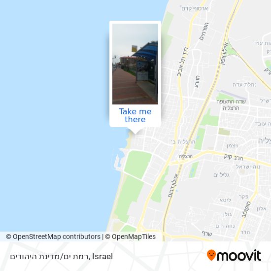 רמת ים/מדינת היהודים map