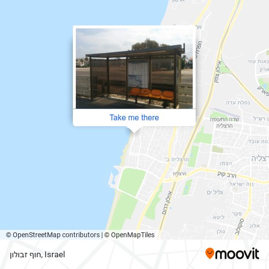 Карта חוף זבולון