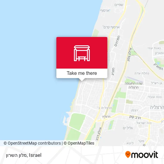 Карта מלון השרון