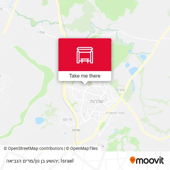 Карта יהושע בן נון/מרים הנביאה