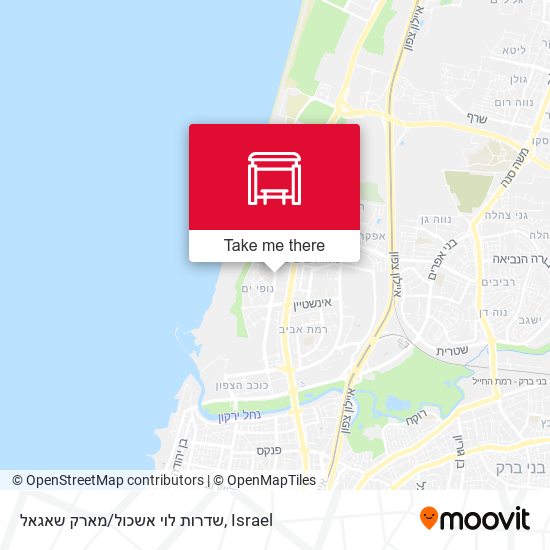 שדרות לוי אשכול/מארק שאגאל map