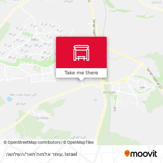 עומר אלמוח'תאר/השלושה map