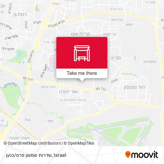 שדרות שמעון פרס/כנען map