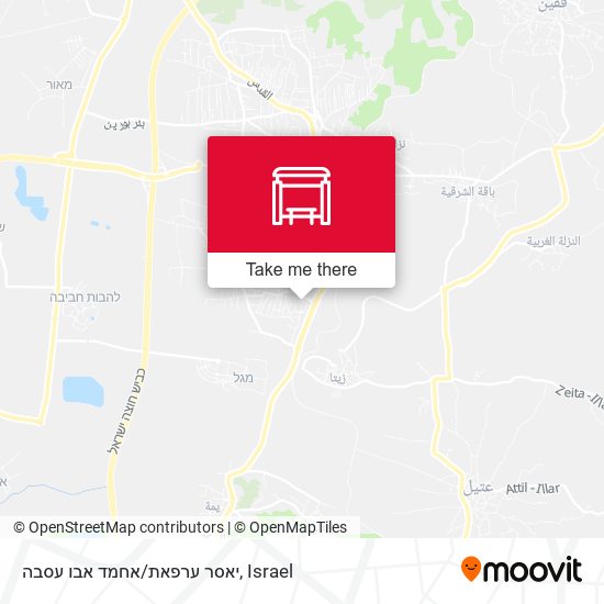יאסר ערפאת/אחמד אבו עסבה map