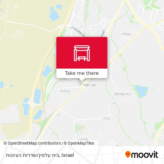 בית עלמין/שדרות הציונות map