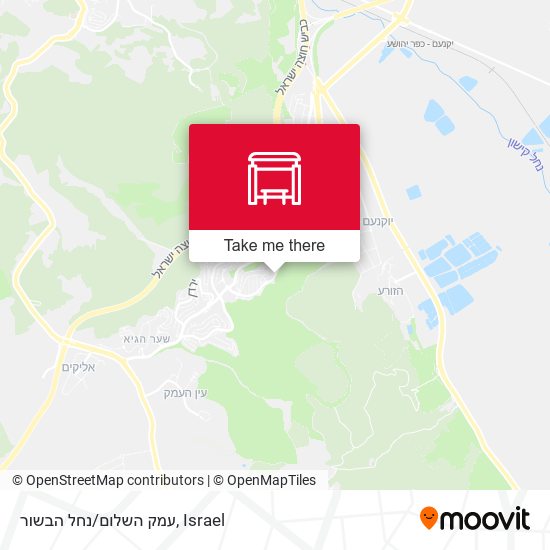 עמק השלום/נחל הבשור map