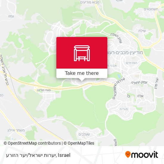יערות ישראל/יער הזורע map