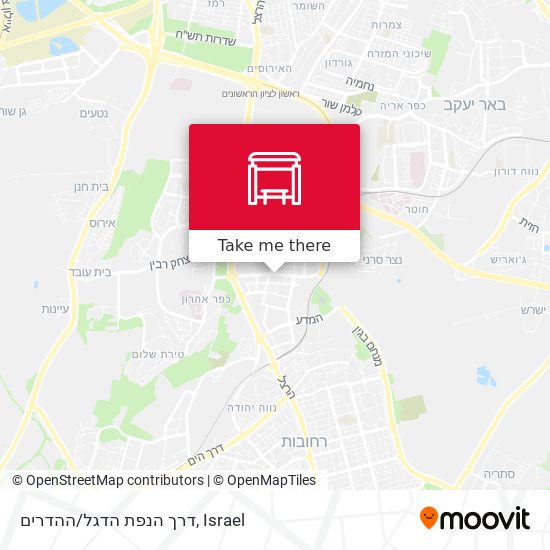 דרך הנפת הדגל/ההדרים map
