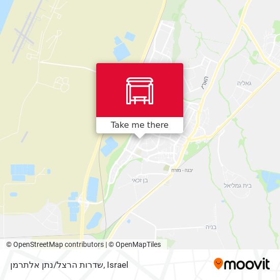 שדרות הרצל/נתן אלתרמן map