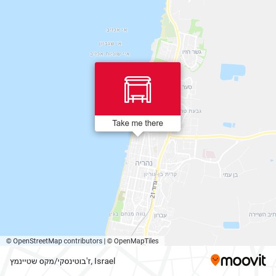 ז'בוטינסקי/מקס שטיינמץ map