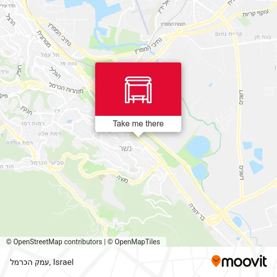 Карта עמק הכרמל