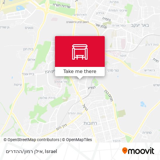 Карта אילן רמון/ההדרים