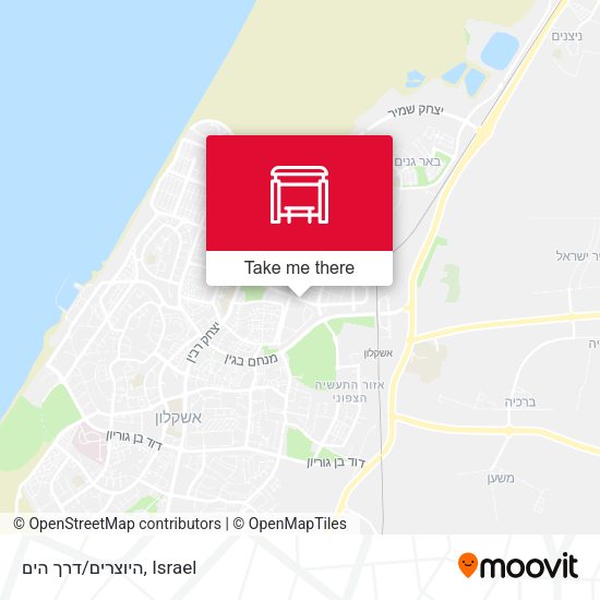 היוצרים/דרך הים map