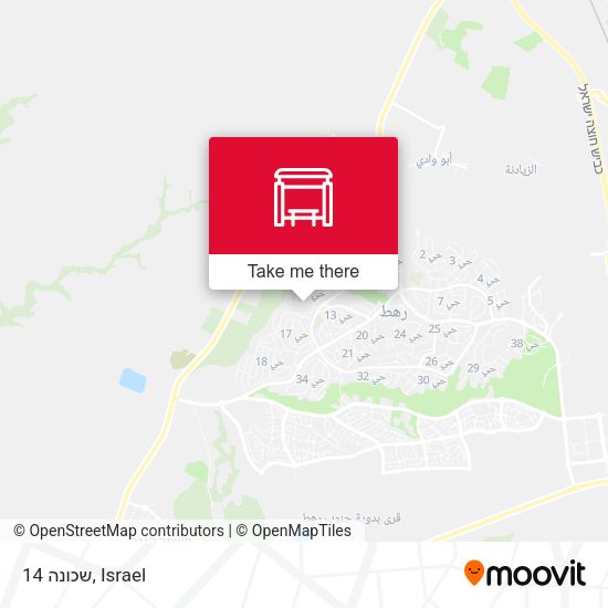 Карта שכונה 14