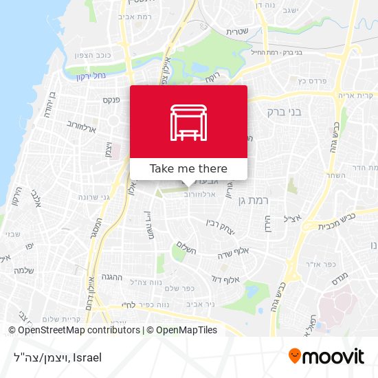 ויצמן/צה''ל map