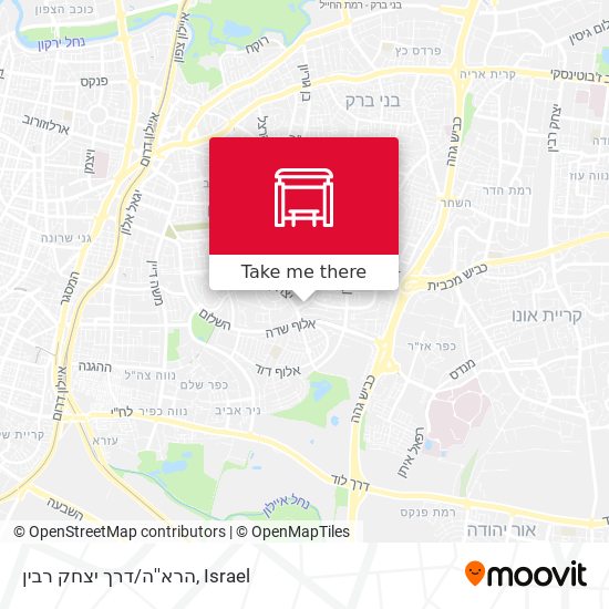 הרא''ה/דרך יצחק רבין map