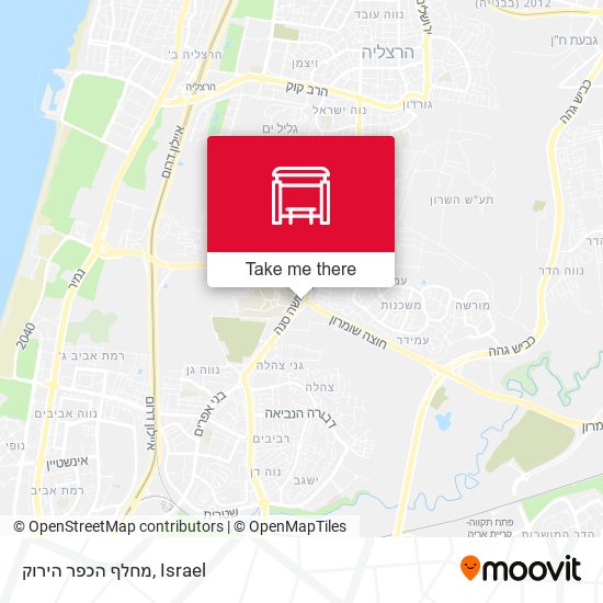 מחלף הכפר הירוק map