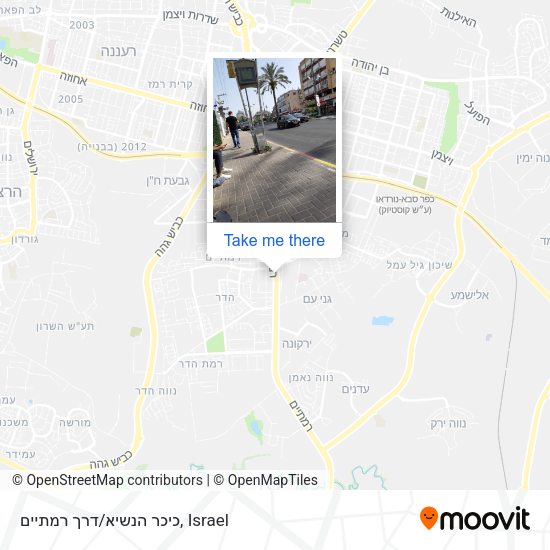 כיכר הנשיא/דרך רמתיים map