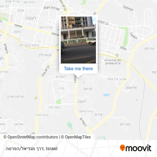 Карта דרך מגדיאל/הפרסה