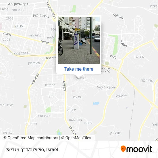 Карта סוקולוב/דרך מגדיאל