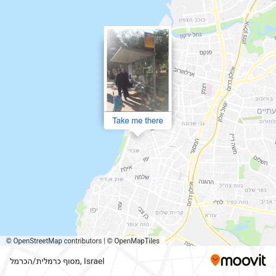 Карта מסוף כרמלית/הכרמל