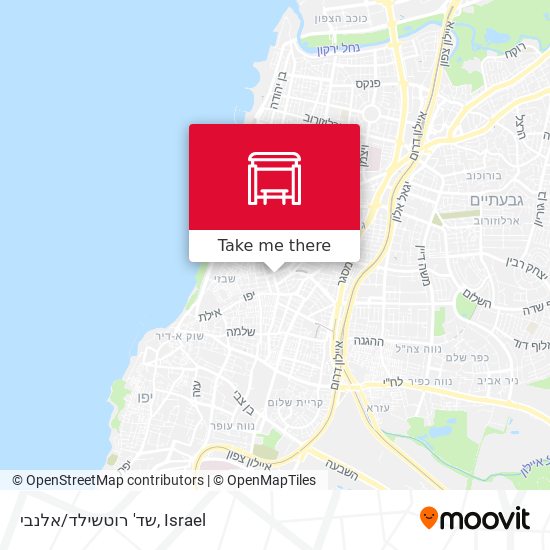 שד' רוטשילד/אלנבי map