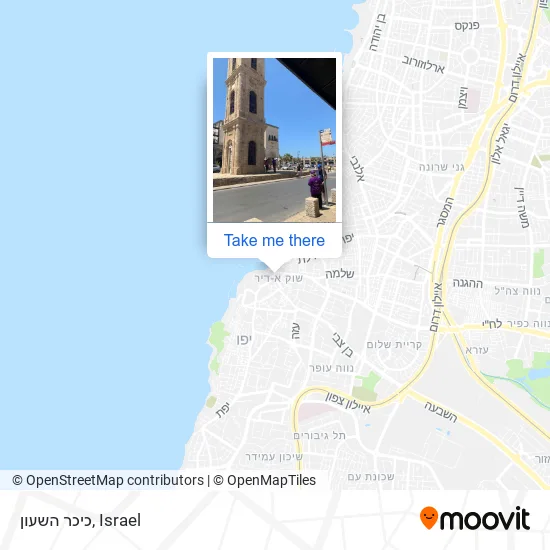 Карта כיכר השעון