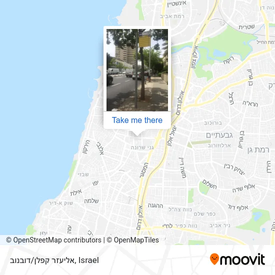 Карта אליעזר קפלן/דובנוב