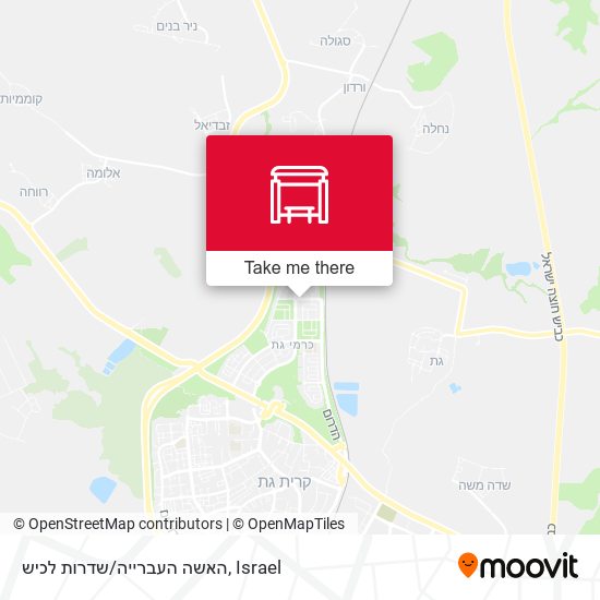 האשה העברייה/שדרות לכיש map