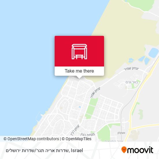 שדרות אריה תגר/שדרות ירושלים map